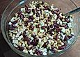 Mais - Bohnen - Schafsk&auml;se - Salat