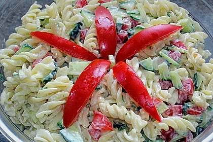 Nudelsalat mit Joghurt - Dip 1