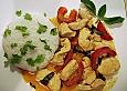 Rotes H&auml;hnchencurry