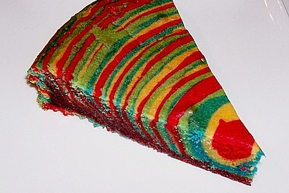 Regenbogenkuchen 60