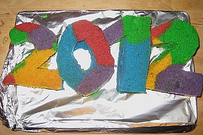 Regenbogenkuchen 100
