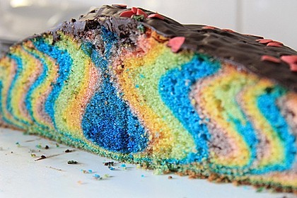 Regenbogenkuchen 90