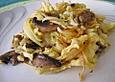 &Uuml;berbackene K&auml;sesp&auml;tzle mit Champignons
