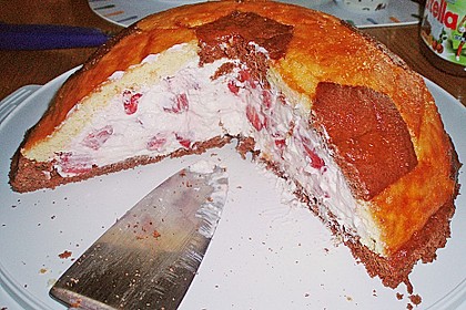 Fu&szlig;ball Charlotte mit Maulwurfkuchen - F&uuml;llung 15