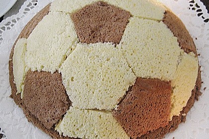Fu&szlig;ball Charlotte mit Maulwurfkuchen - F&uuml;llung 26