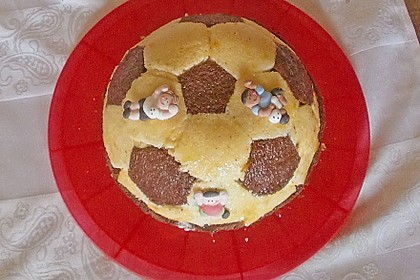 Fu&szlig;ball Charlotte mit Maulwurfkuchen - F&uuml;llung 32