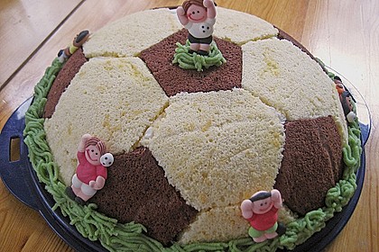 Fu&szlig;ball Charlotte mit Maulwurfkuchen - F&uuml;llung 58