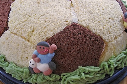 Fu&szlig;ball Charlotte mit Maulwurfkuchen - F&uuml;llung 59