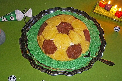 Fu&szlig;ball Charlotte mit Maulwurfkuchen - F&uuml;llung 68