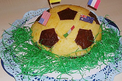 Fu&szlig;ball Charlotte mit Maulwurfkuchen - F&uuml;llung 11