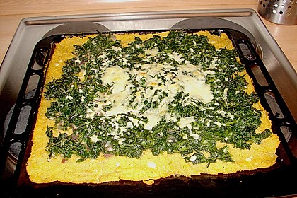 Spinat - Mozzarella Schnitten