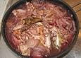 Kaninchen mit Kakaosauce