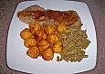 Kalbsschnitzel in Marsala Sauce