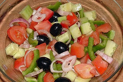 Bauernsalat, griechisch 8
