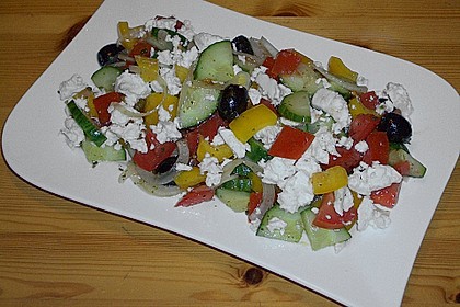 Bauernsalat, griechisch 4