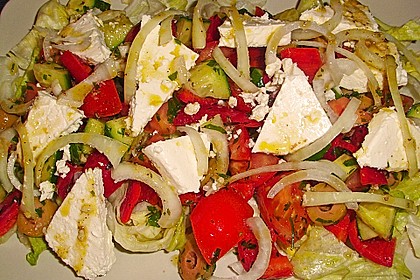 Bauernsalat, griechisch 14