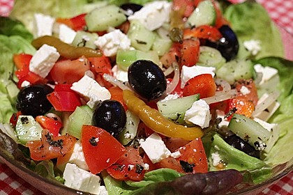 Bauernsalat, griechisch
