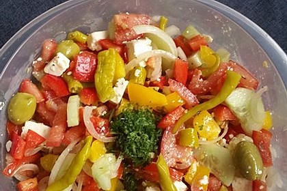Bauernsalat, griechisch 10