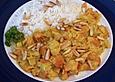 K&uuml;rbiscurry mit Fr&uuml;hlingszwiebeln
