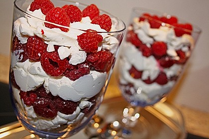 Schnelles Himbeer - Dessert 3