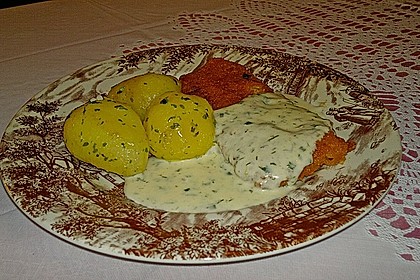 Dill - Sahne - So&szlig;e zu gebratenem Fisch 1