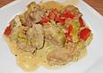 Porree - Schweinegeschnetzeltes