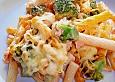 Gem&uuml;seauflauf mit Lachs