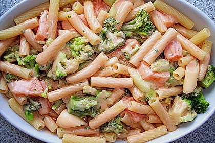 Gem&uuml;seauflauf mit Lachs 1