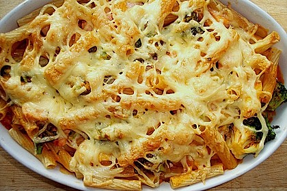 Gem&uuml;seauflauf mit Lachs 3