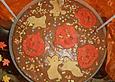 Bunte Halloween Torte