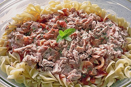 Absolut einfacher Nudel - Thunfisch - Auflauf