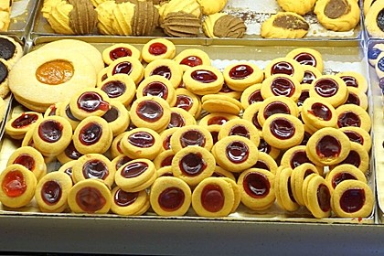 Plätzchen mit Marmelade 5