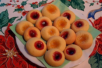 Plätzchen mit Marmelade 4