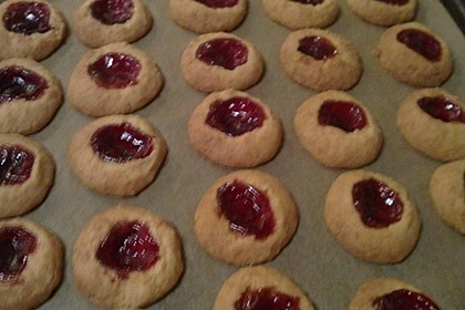 Plätzchen mit Marmelade 3