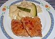 Schnitzel Don Alfredo mit Zucchinirahmnudeln