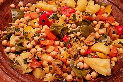 Gemüse - Kartoffel - Tajine mit Harissa 2