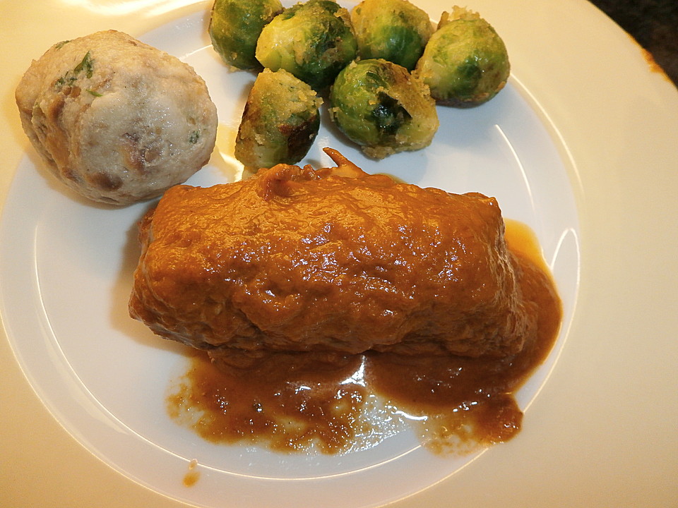 Rinderrouladen mit Knödel (Rezept mit Bild) von seppundberta | Chefkoch.de