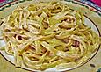 Tagliatelle mit Nuss - Sauce
