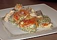 Gratinierter Lachs - Auflauf