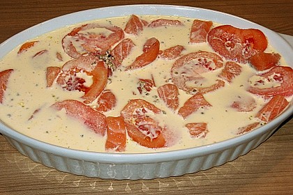Gratinierter Lachs - Auflauf 4