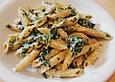 Spaghetti in Spinat - Ricotta - Sauce