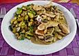 H&auml;hnchengeschnetzeltes mit Zucchini nach Z&uuml;richer Art