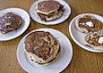 Gef&uuml;llte s&uuml;&szlig;e Eierpfannkuchen
