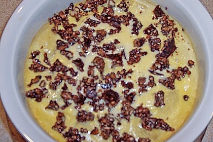 Apfelgratin mit karamellisierten Waln&uuml;ssen