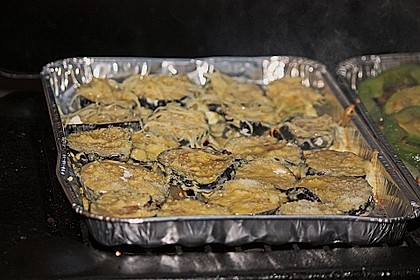 Gegrillte Aubergine im Parmesanmantel 3