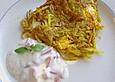 Gem&uuml;se - Puffer mit Tomatenquark