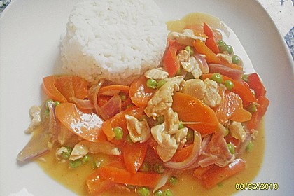 Rotes Thai - Curry mit H&auml;hnchen 2