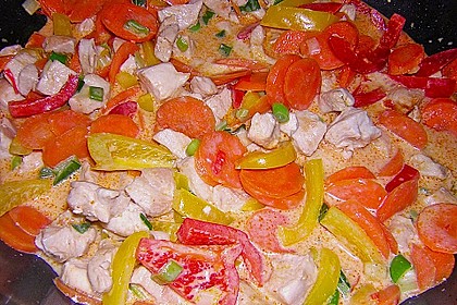 Rotes Thai - Curry mit H&auml;hnchen 10