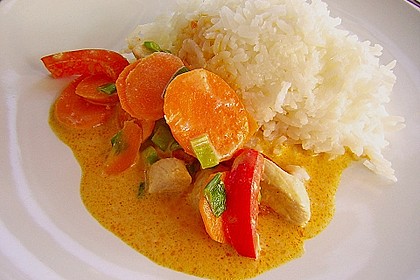 Rotes Thai - Curry mit H&auml;hnchen 11