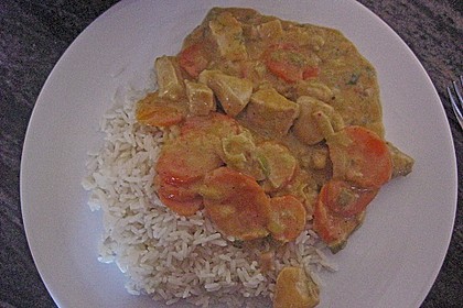 Rotes Thai - Curry mit H&auml;hnchen 12